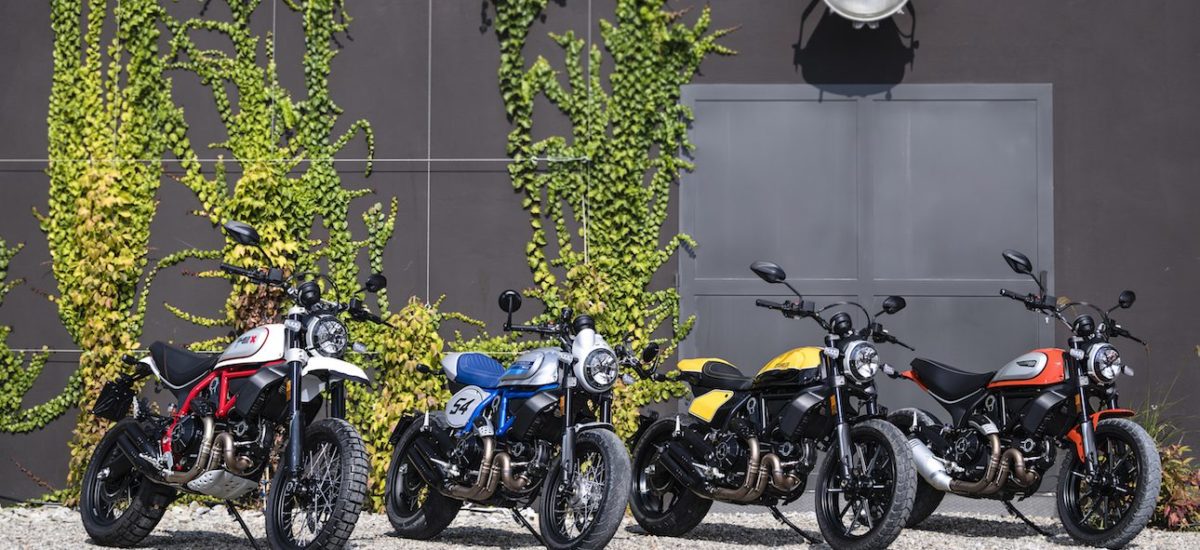 Les Scrambler Ducati 2019: Café Racer, Desert Sled et Full Throttle