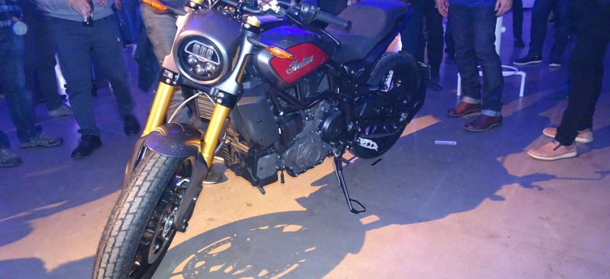 Voici la FTR 1200, l’Indian de Flat Track pour la route