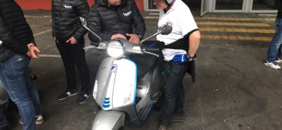 Actumoto teste un des premiers exemplaires de la Vespa Elettrica :: Nouveauté 2019