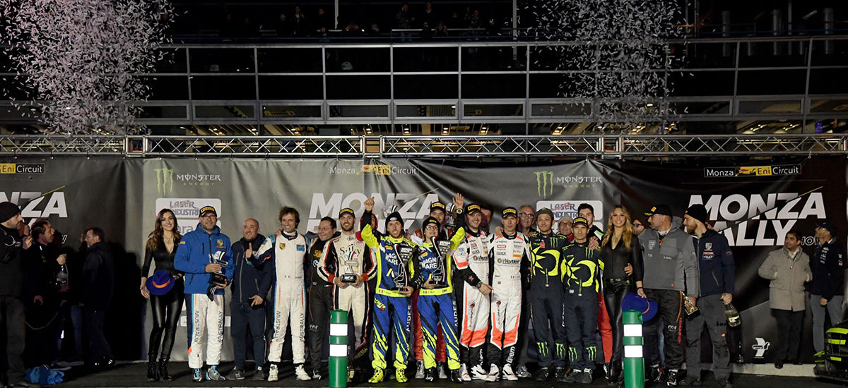 Valentino Rossi gagne le Monza Rally Show pour la 7e fois