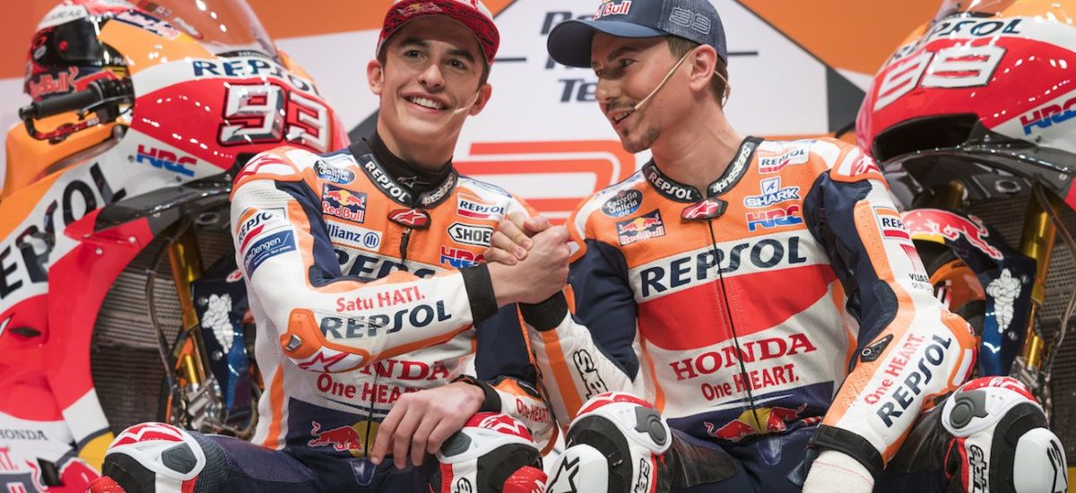 Le team Honda de Marc Márquez et Jorge Lorenzo (presque) prêt