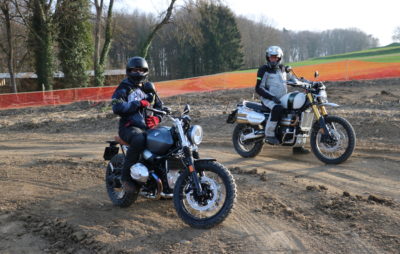 Triumph Scrambler 1200 contre BMW R NineT Scrambler :: Comparo Scrambler