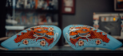 Les Indian FTR 1200 embellies par des artistes :: Festival Wheels and Waves