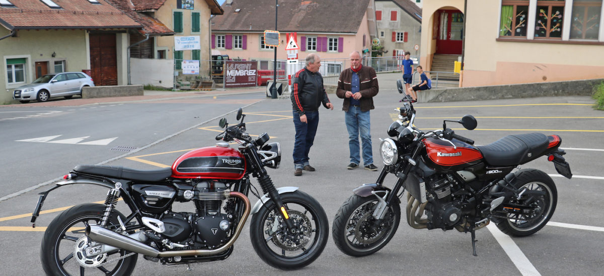 Triumph Speed Twin contre Kawasaki Z 900 RS
