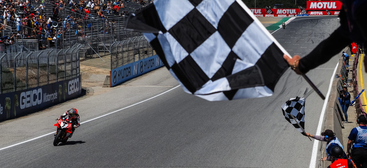 Chaz Davies remporte sa première course de l’année à Laguna Seca