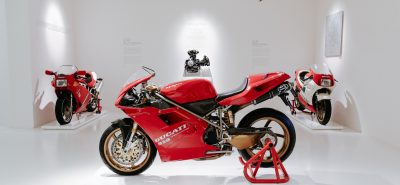 La 916 de Tamburini au Musée Ducati de Borgo Panigale :: Icône