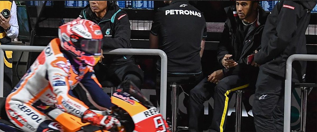 Marc Marquez aimerait se mesurer à… Lewis Hamilton!