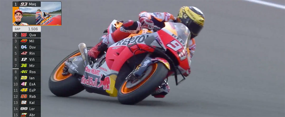 Marc Marquez en mode démonstration n’a rien partagé!