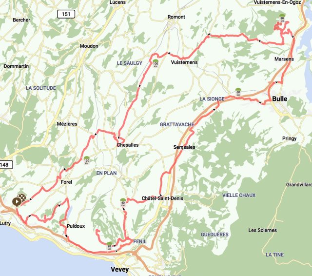 Parcours Gourze, Mont-Pèlerin et Gibloux: la balade des trois tours
