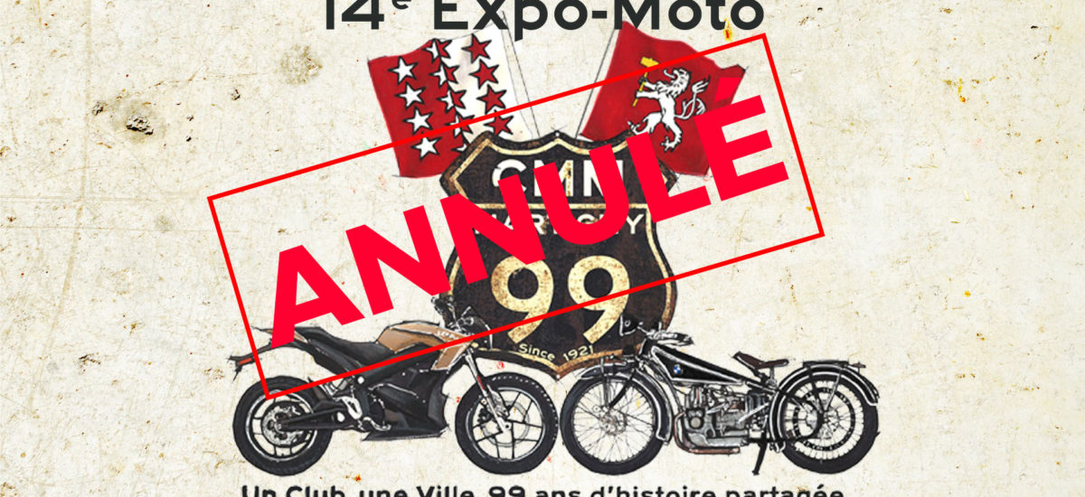 Annulation de l’Expo-Moto 2020 à Martigny