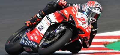 Krummenacher a bouclé 60 tours à Misano avec une Panigale V4 R :: WorldSBK