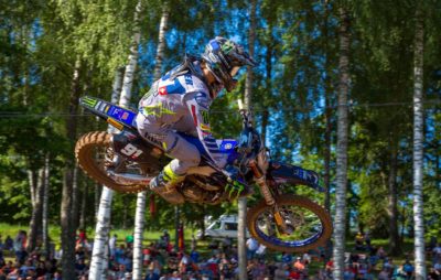 Le Suisse Jeremy Seewer a manqué le podium de très peu :: Mondial motocross