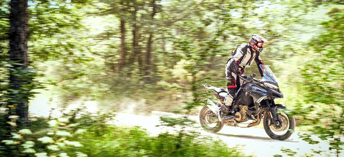 Une future Ducati Multistrada V4 mieux armée en tout-terrain