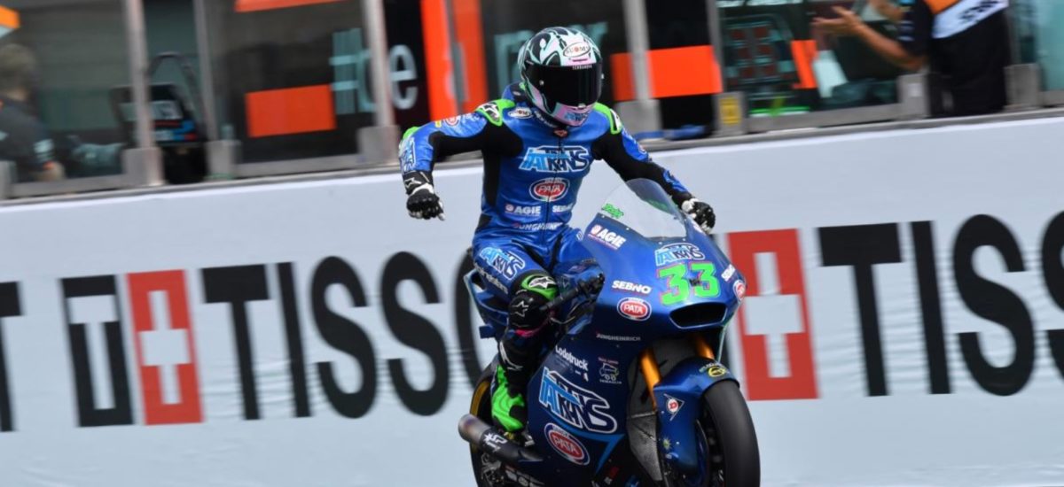 La pluie raccourcit la course et la victoire sourit à Bastianini