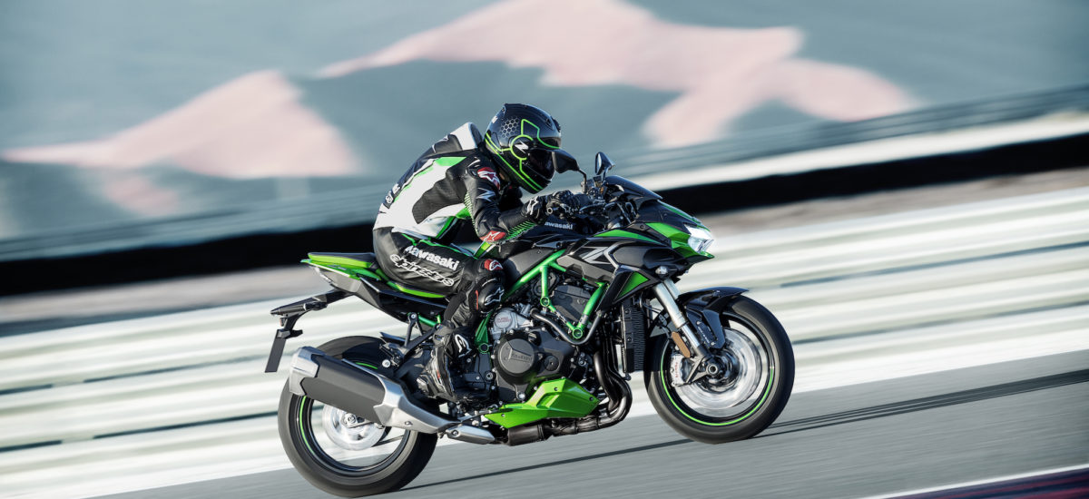 La Supernaked Kawasaki Z H2 SE, avec suspensions électroniques