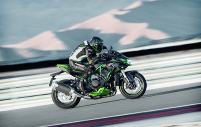 La Supernaked Kawasaki Z H2 SE, avec suspensions électroniques :: Motos à compresseur