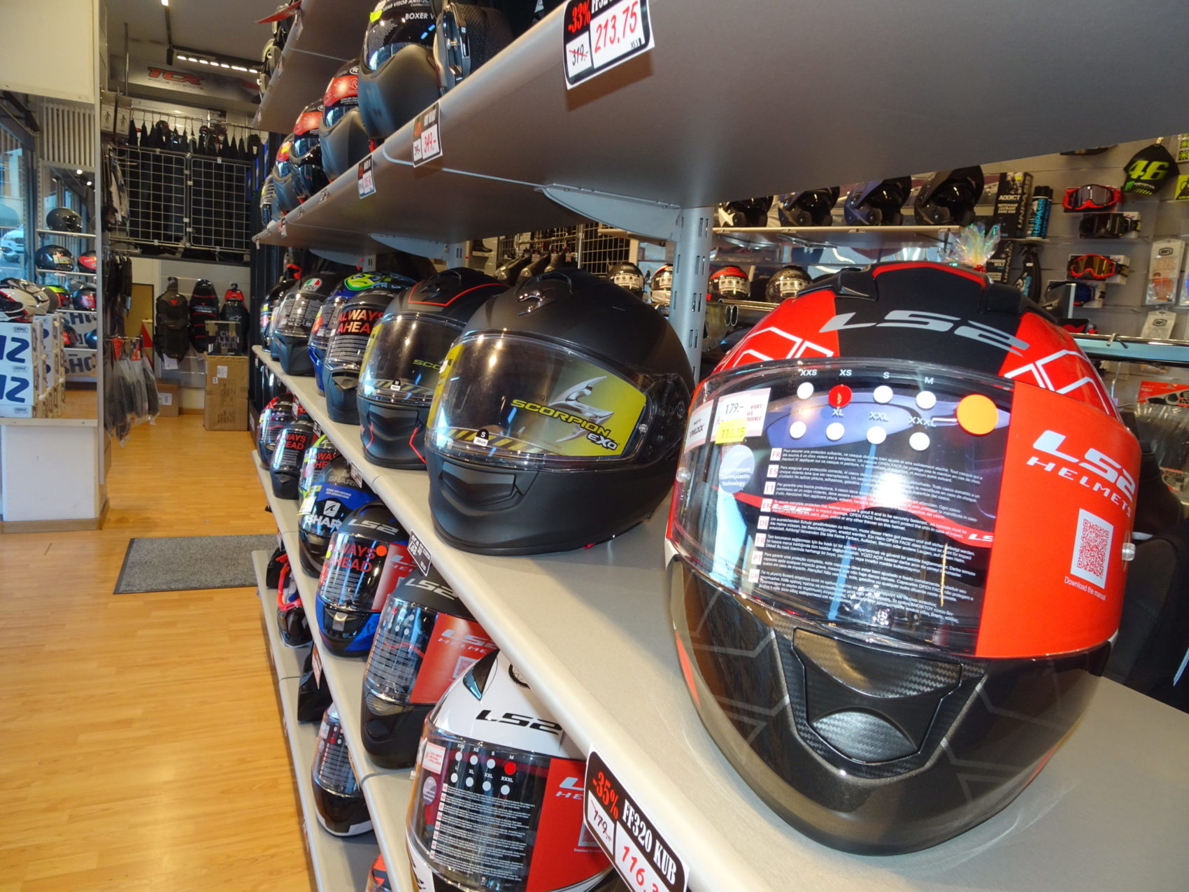les boutiques moto