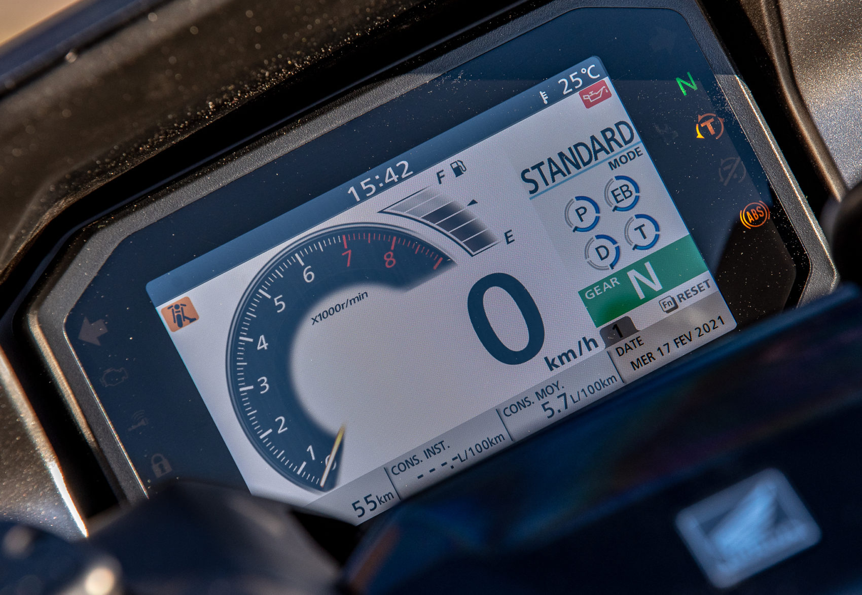 écran TFT Honda