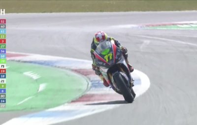 MotoE Assen – Dominique Aegerter à terre :: Coupe électrique