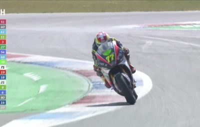 MotoE Assen – Dominique Aegerter à terre :: Coupe électrique