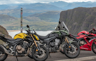 Roadtrip en Ecosse avec les nouvelles Honda 500 :: Test Honda