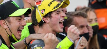 La première victoire de Celestino Vietti en catégorie Moto2, à Losail
