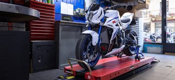 Une Suzuki Virus qui roule au bioethanol