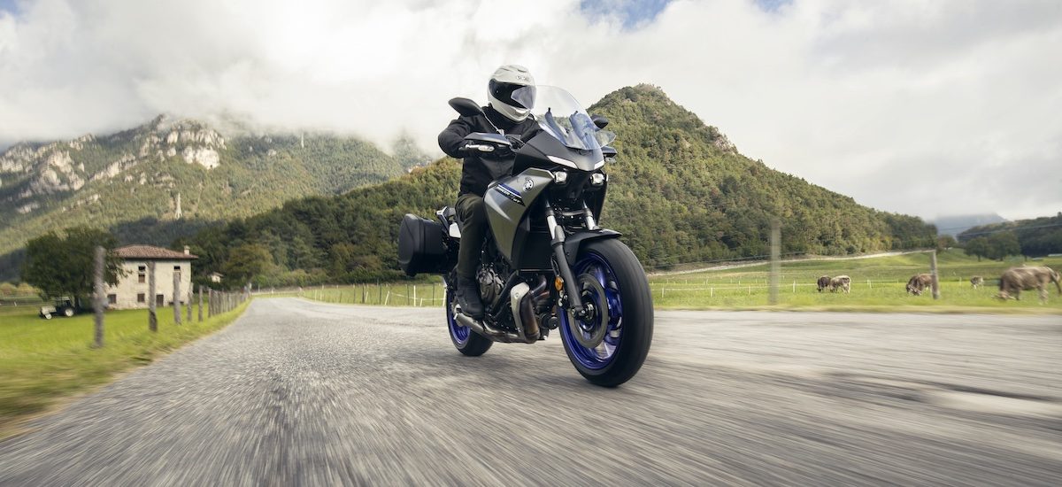 La connectivité et de meilleures suspensions et freins pour les Yamaha Tracer 7