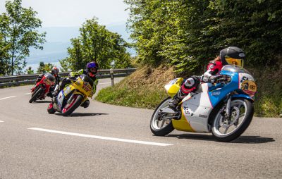 Deux associations et deux clubs moto de la région de la Côte-Genève font de la prévention sur la route de Saint-Cergue :: Sécurité routière