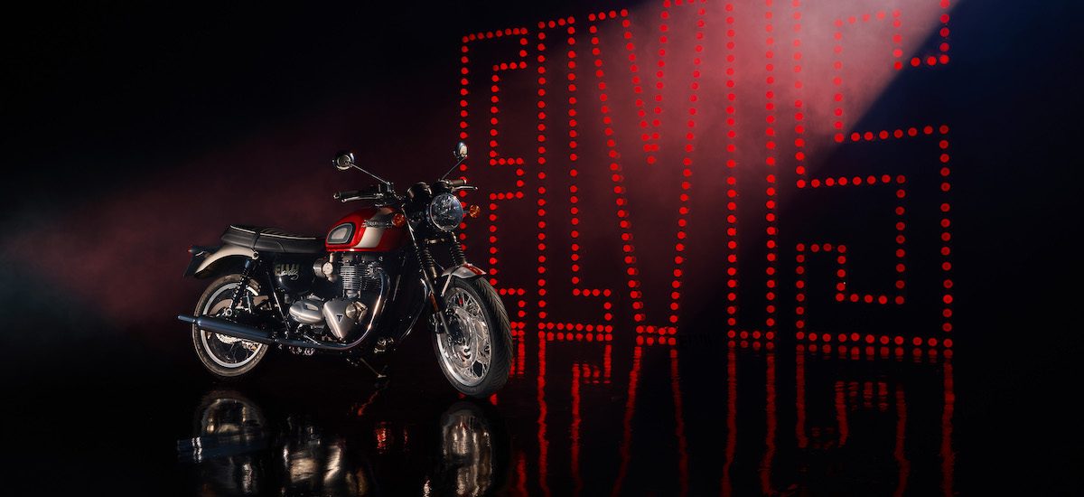 Nouveau – Une Triumph Bonneville pour les fans d’Elvis Presley
