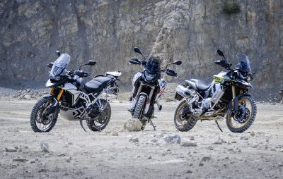 Comparo – La nouvelle BMW F 900 GS se mesure à la Triumph Tiger 900 et à la Voge 900 DSX :: Essai maxi-trails