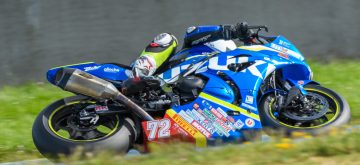FSBK – Un podium et une chute pour le broyard Killian Aebi à Nogaro