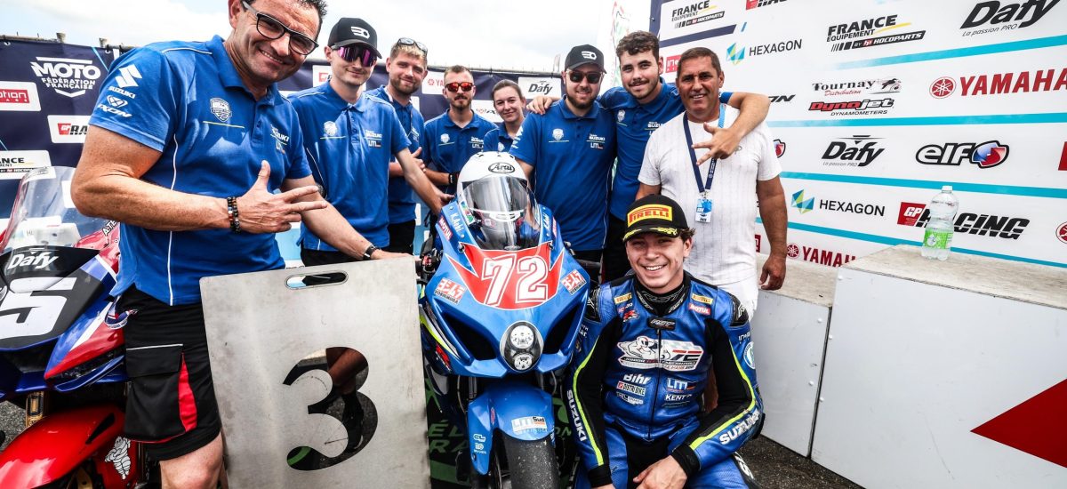 Superbike français – Le Suisse Aebi « s’en sort » avec deux podiums à Pau, malgré des soucis mécaniques