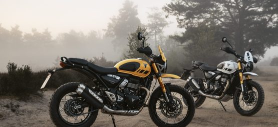 Triumph ajoute une version avec jantes à rayons à son Scrambler 400