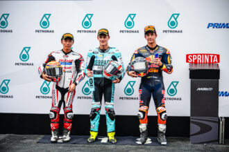 David Almansa (Honda) décroche la pole au Grand Prix de Malaisie, devant Taiyo Furusato (Honda) et Jose Antonio Rueda (KTM); le Suisse Noah Dettwiler (KTM) 25ème sur la grille de départ