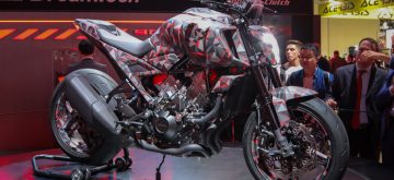 Honda présente un prtotype de moto avec un moteur V3 compressé