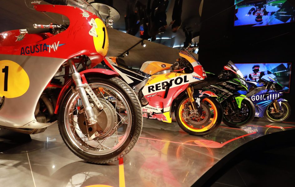 Visite du nouveau musée de la moto de course de la FIM à Mies