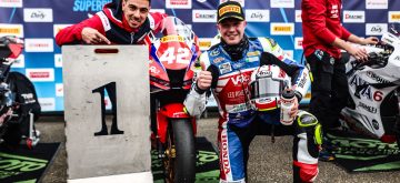 Au Mans, le Suisse Noan Vasta fait des étincelles pour le début du FSBK!
