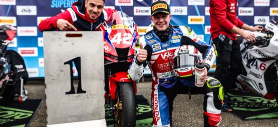 Au Mans, le Suisse Noan Vasta fait des étincelles pour le début du FSBK!
