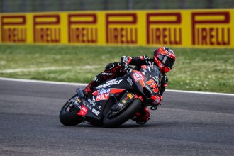 En Moto2 (moteurs Triumph), la pole au Mugello est revenue au leader du championnat Manuel Gonzalez (team Liqui Moly Dynavolt Intact, châssis Kalex, numéro 18), devant Filip Salac (Only Fans, Kalex) et Alex Escrig (Klint, châssis Forward)