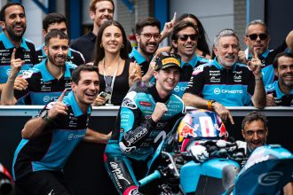 Maximo Quiles (team CFMOTO Gaviota Aspar, KTM) prend la pole Moto3 au Grand Prix TT d&rsquo;Assen, devant Joel Kelso (team GRYD, Honda) et Brian Uriarte (Red Bull KTM Ajo)