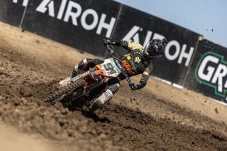 Le Suisse Jeremy Seewer (team Van Venrooy, KTM, numéro 91) prend la 8ème place de la course qualificative du Grand Prix motocross de Turquie, puis la 10ème du Grand Prix, finissant 8ème de la manche 1 et 11ème de la manche 2