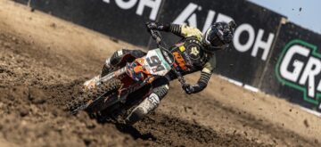 Le Suisse Jeremy Seewer (team Van Venrooy, KTM, numéro 91) prend la 8ème place de la course qualificative du Grand Prix motocross de Turquie, puis la 10ème du Grand Prix, finissant 8ème de la manche 1 et 11ème de la manche 2